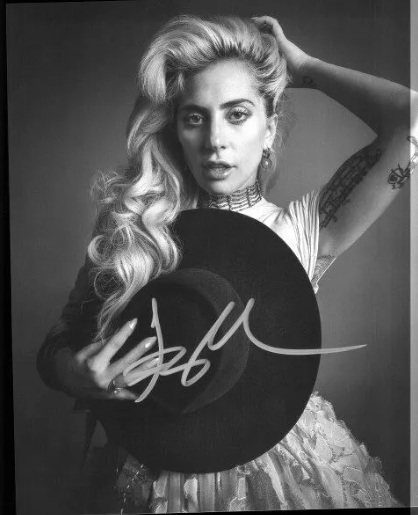 Lady Gaga - Autographed 8 x 10 Photo