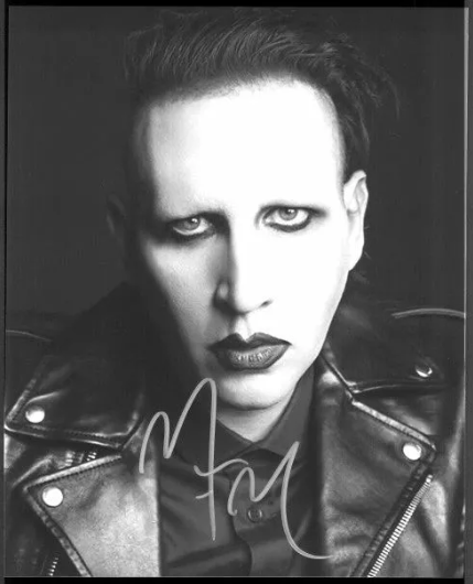 Marilyn Manson - Signed 8 x 10 Photo