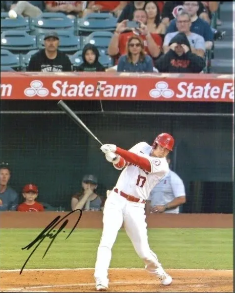 Shohei Ohtani - L.A. Angels Star Signed 8 x 10 Photo