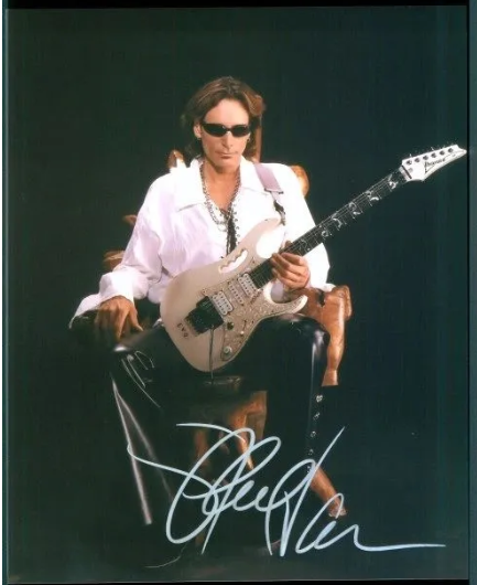 Steve Vai - Guitar Legend Signed 8 x 10 Photo