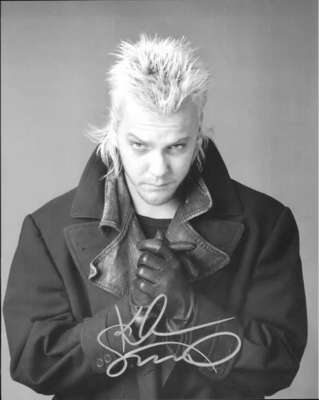 Kiefer Sutherland - The Lost Boys Signed 8 x 10 Photo